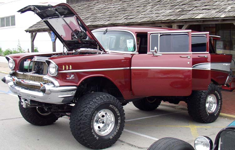 57 Chevy 4dr Station Wagon 4x4