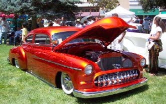 50 Chevy Chopped 2dr Fleetline Sedan