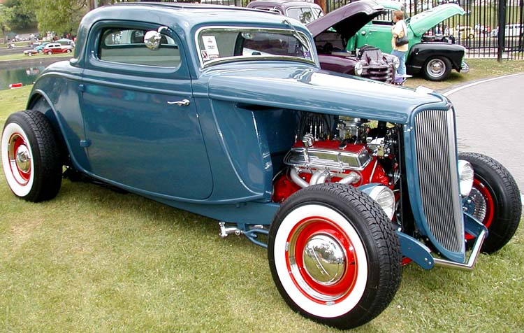 34 Ford Hiboy Chopped 3W Coupe