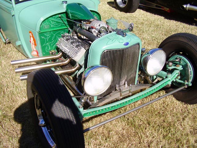 28 Ford Model A Loboy Chopped Tudor Sedan Detail