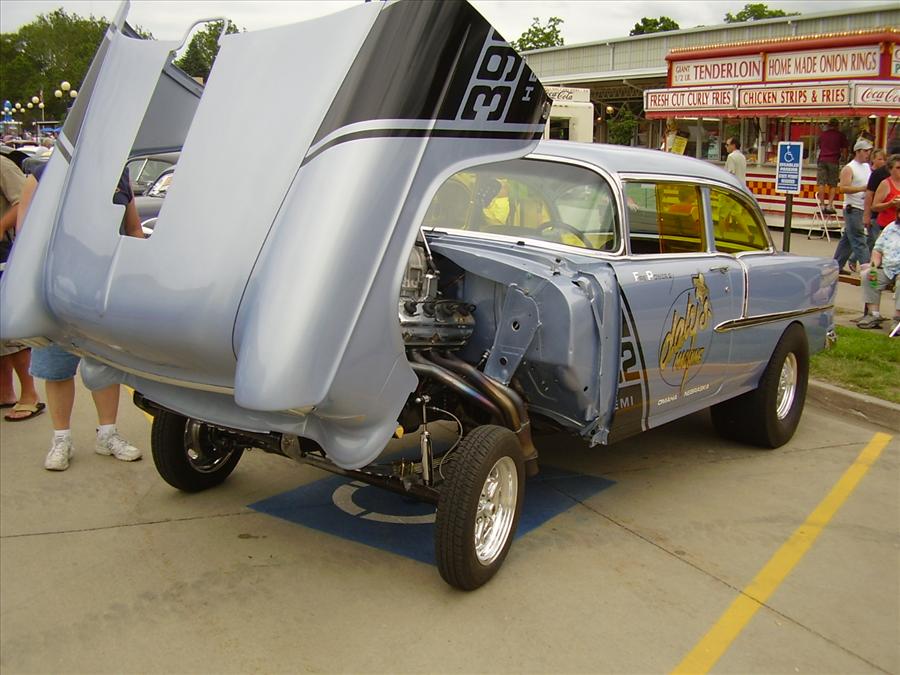 55 Chevy 2dr Sedan Gasser Style
